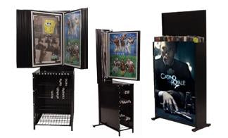 Poster Racks and Art Display Racks