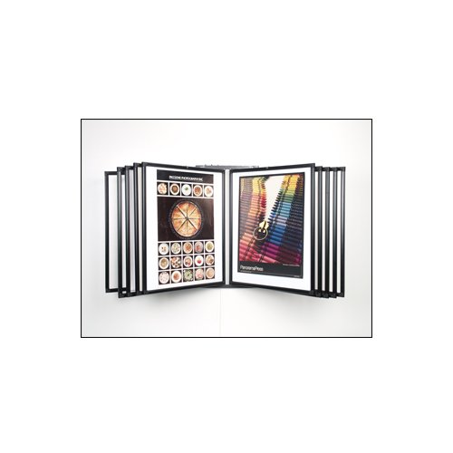 Plastic Swinging Panel Flip Poster Displays | 5 and 10 Wall Panels in Eight Frame Sizes + 3 Finishes