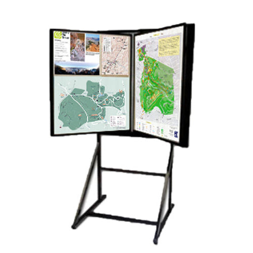 Free Standing Swinging Panels | Multi-Page Photos and Art Display | Two Sizes in 10-20-30 Flip Panels
