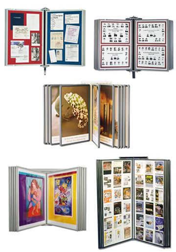 Swinging Panel Displays, Poster Bins; Accessories – Displays4Sale