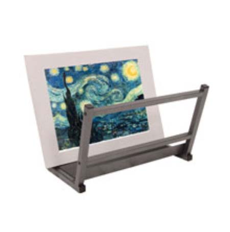 Steel Tabletop Mini Gallery Art Bin, Organize Smaller Prints & Posters ...